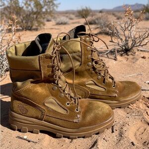 Bates Tan Combat Boots